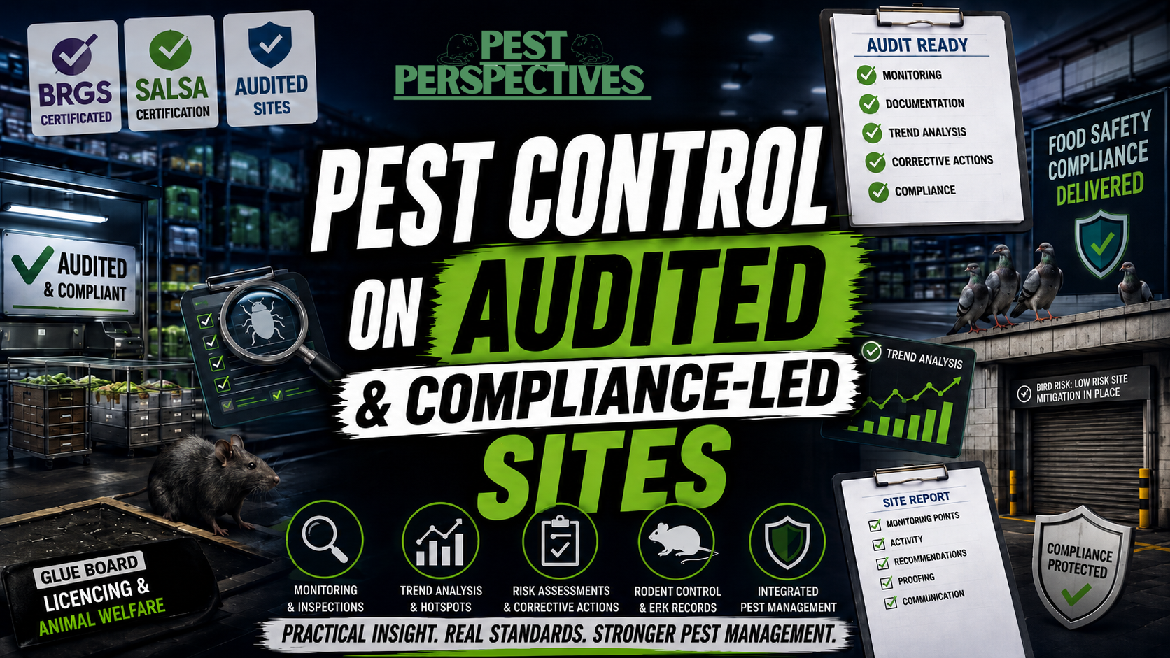 Audited Pest Control Sites, BRCGS & Field Biology: Raising Standards in Professional Pest Management