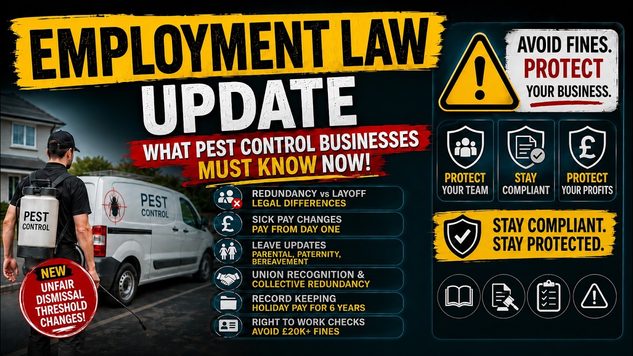 Employment Law for Pest Control Owners: Redundancy vs Layoff Explained